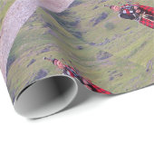 Lone Scottish bagpiper, Highlands, Schotland Cadeaupapier (Rol Hoek)