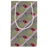 Lone Scottish bagpiper, Highlands, Schotland Klein Cadeauzakje (Voorkant)