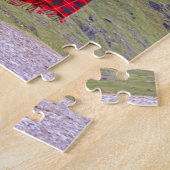 Lone Scottish bagpiper, Highlands, Schotland Legpuzzel (Zijkant)