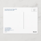 Lone Sentinel op Ocean Path Briefkaart (Achterkant)