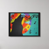 Lone Singer Canvas Print (Voorkant)