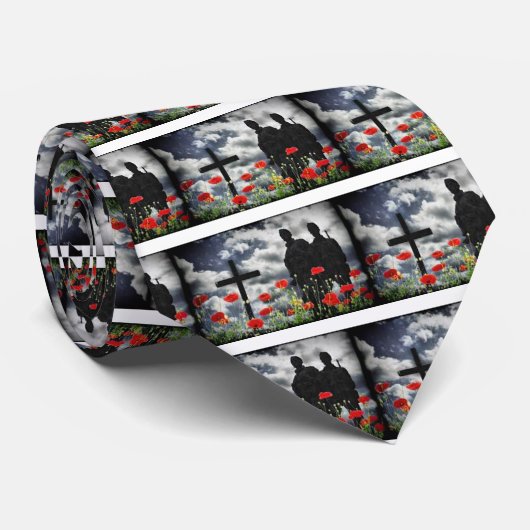 Lone Soldaten WW1 Stropdas (Opgerold)