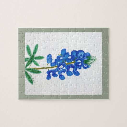 Lone Star Bluebonnet Puzzle Legpuzzel (Horizontaal)