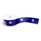 Lone Star Bonnie Blue Patriotic Ribbon Satijnen Lint (Spoel)