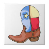 Lone Star Boot Tegeltje (Voorkant)