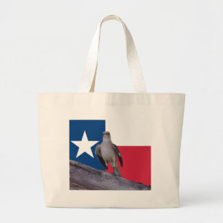 Lone Star-Canvas tas met Mockingbird & Texas Flag