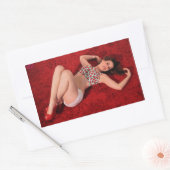 Lone Star Doll Rechthoekige Sticker (Envelop)