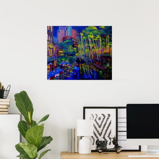 Lone Star Evening Print (Thuiskantoor)