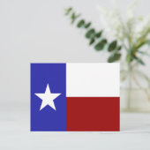 Lone Star Flag Briefkaart (Staand voorkant)