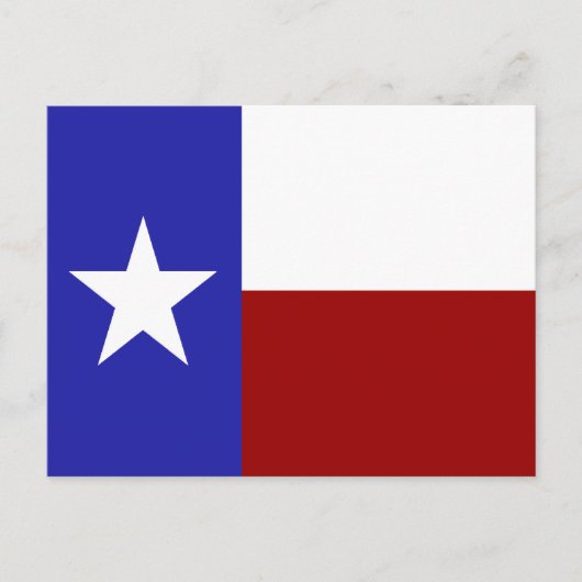 Lone Star Flag Briefkaart (Voorkant)