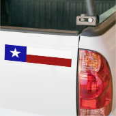 Lone Star Flag Bumpersticker (Op Truck)