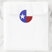 Lone Star Flag Ronde Sticker (Tas)