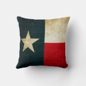 Lone Star Flag van Texas Grunge Rustic Patriotic Kussen (Achterkant)