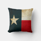 Lone Star Flag van Texas Grunge Rustic Patriotic Kussen (Voorkant)