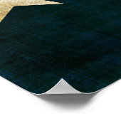 Lone Star Flag van Texas Grunge Rustic Patriotic Poster (Hoek)