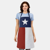 Lone Star Flag van Texas Schort (Gedragen)