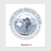 Lone Star Hiking Trail (BG) Sticker (Vel)