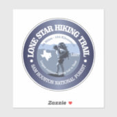 Lone Star Hiking Trail (BG) Sticker (Vel)