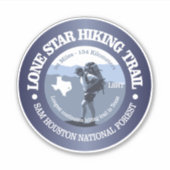 Lone Star Hiking Trail (BG) Sticker (Voorkant)