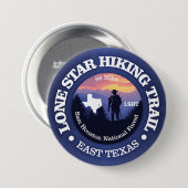 Lone Star Hiking Trail (RD2) Ronde Button 7,6 Cm (Voorkant /achterkant)