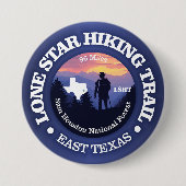 Lone Star Hiking Trail (RD2) Ronde Button 7,6 Cm (Voorkant)