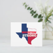 Lone Star "Houston Strong" Briefkaart (Staand voorkant)