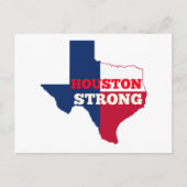 Lone Star "Houston Strong" Briefkaart (Voorkant)