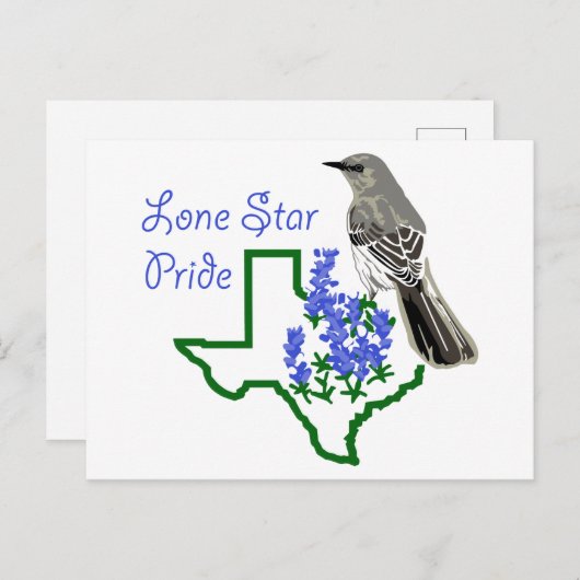Lone Star Pride Briefkaart (Voorkant / Achterkant)
