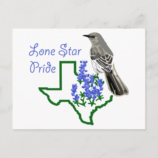 Lone Star Pride Briefkaart (Voorkant)