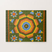 Lone Star quilt Legpuzzel (Horizontaal)