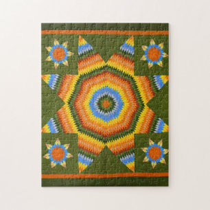Lone Star quilt Legpuzzel