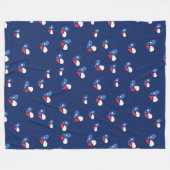 Lone Star State Texas Flag Heart Fleece Deken (Voorkant (Horizontaal))