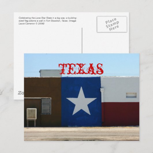 Lone Star, Texas Briefkaart (Voorkant / Achterkant)