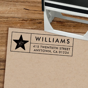 Lone Star Texas Self-Inking Return-adres Zelfinktende Stempel