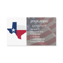 Lone Star Texas Vlag en Kaart