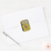 Lone Star Uke Fest Poster Art Ronde Sticker (Envelop)