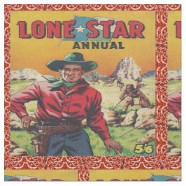 Lone StarTexas Cowboy Westerne fabric Stof