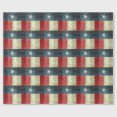  Lone-sterrenvlag Texas Cadeaupapier (Vlak)