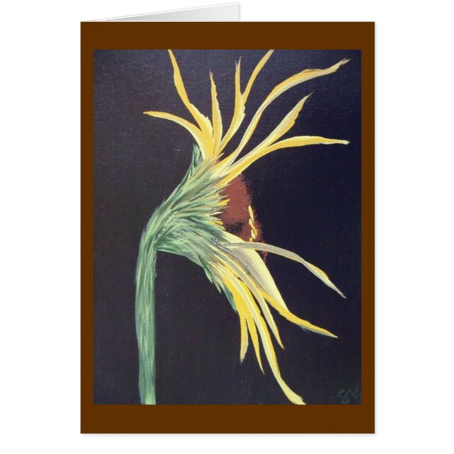 "Lone Sunflower" (Voorkant)