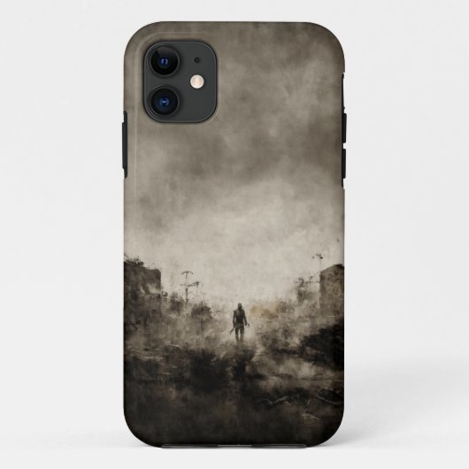 Lone Survivor apocalyptisch mobiel Hoesje (Achterkant)