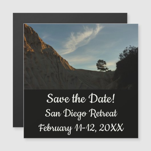 Lone Torrey Pine California Sunset Landschap (Voorkant / Achterkant)