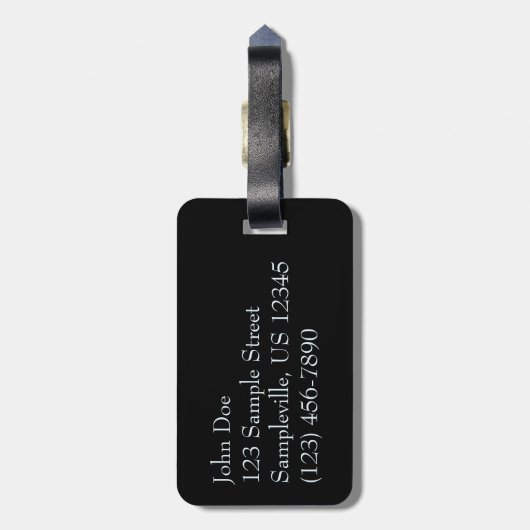 Lone Torrey Pine California Sunset Landschap Bagagelabel (Achterkant verticaal)