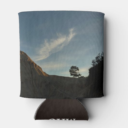 Lone Torrey Pine California Sunset Landschap Blikjeskoeler (Achterkant)