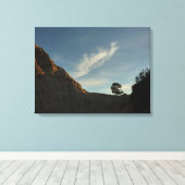 Lone Torrey Pine California Sunset Landschap Canvas Afdruk (Insitu (Houten vloer))
