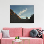 Lone Torrey Pine California Sunset Landschap Canvas Afdruk (Insitu (Woonkamer))