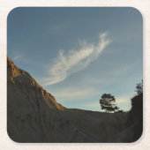 Lone Torrey Pine California Sunset Landschap Kartonnen Onderzetters (Voorkant)