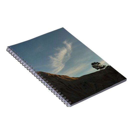 Lone Torrey Pine California Sunset Landschap Notitieboek (Rechterzijde)
