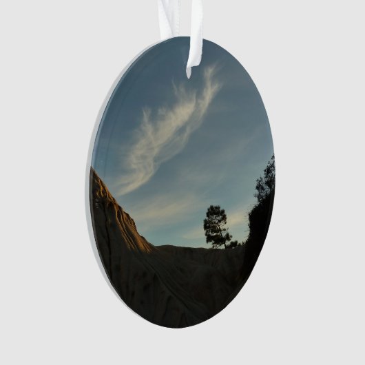 Lone Torrey Pine California Sunset Landschap Ornament (voorkant)