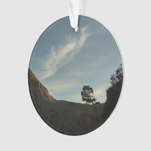 Lone Torrey Pine California Sunset Landschap Ornament (voorkant)