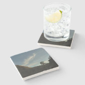 Lone Torrey Pine California Sunset Landschap Stenen Onderzetter (Zijkant)